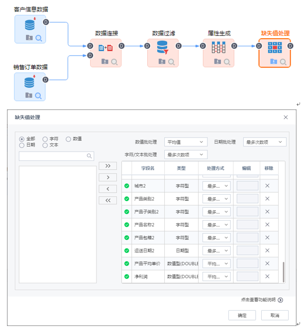 Tempo大數(shù)據(jù)分析平臺(tái)-缺失值處理